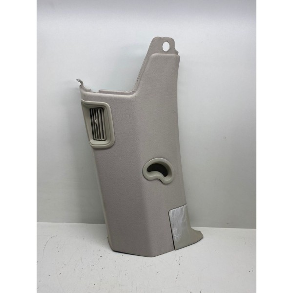 Acabamento Direito Coluna Cinto Difusor Discovery 4 2013 Bege