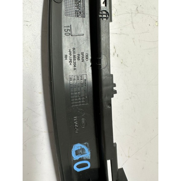 Acabamento Dianteiro Lado Direito Audi Q3 2014 8u0868204 Preto