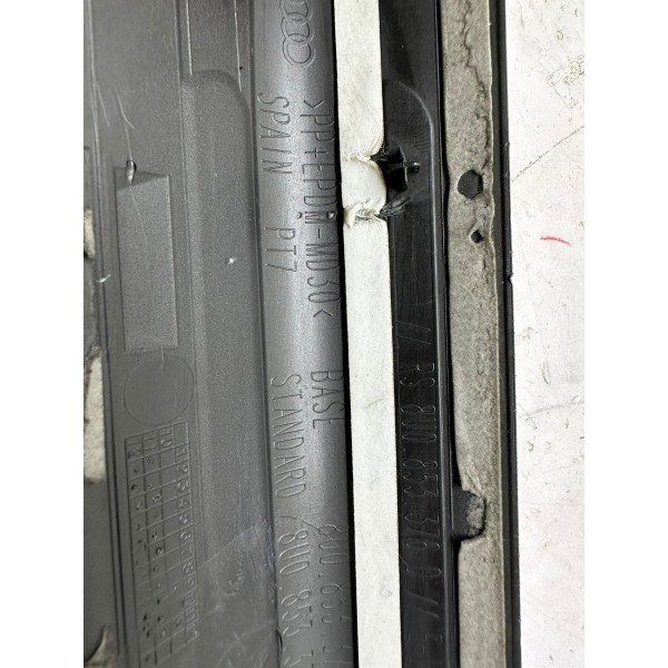 Soleira Porta Traseira Direita Audi Q3 2014 5022 Preto