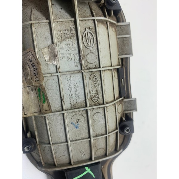 Macaneta Da Porta Tras. Esquerda Ssangyong Actyon 2010 1144 Prateado