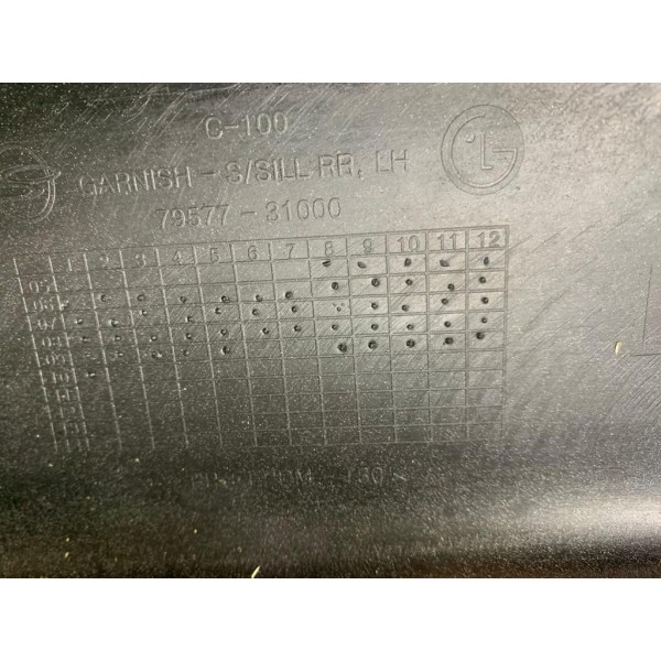 Spoiler Lateral Esquerdo Pequeno Ssangyong Actyon 2010 1553