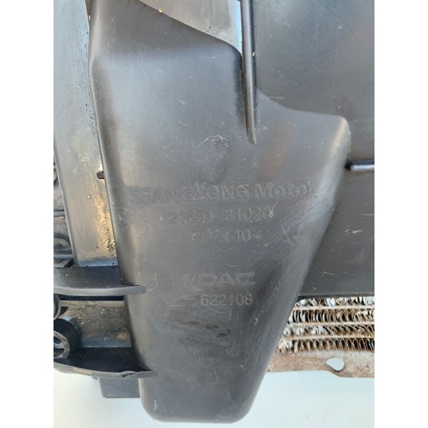 Conjunto Kit Radiador Ssangyong Actyon 2010 1137 2165131020