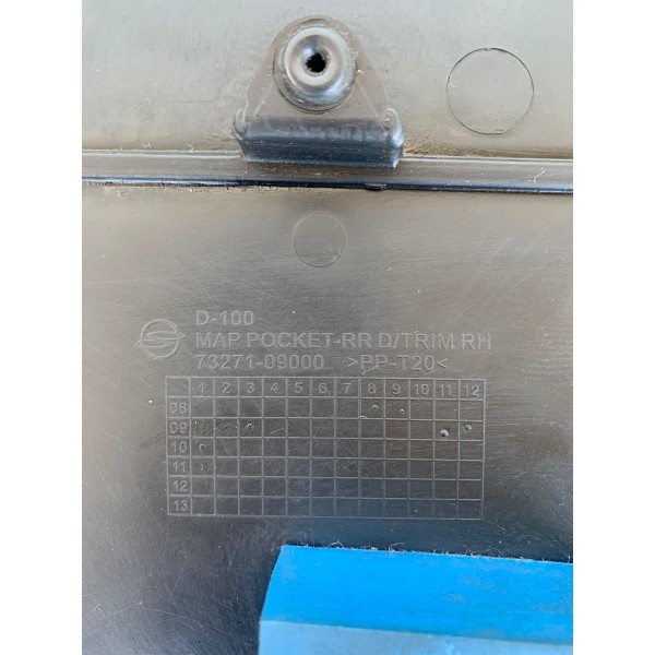 Forro De Porta Tras. Dir. Ssangyong Actyon 2010 7327109000