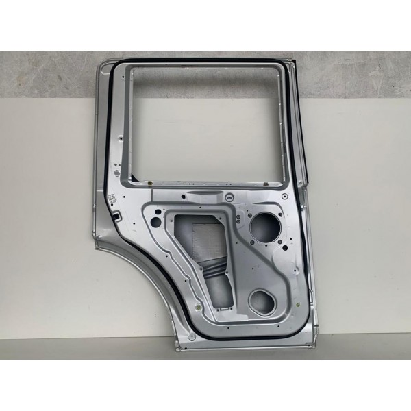 Porta Traseira Esquerda Discovery 4 2013 Lisa Traseira Esquerda Prateado