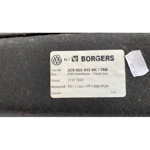 Moldura Tampão Traseira Central Porta Malas Passat 2.0 2012