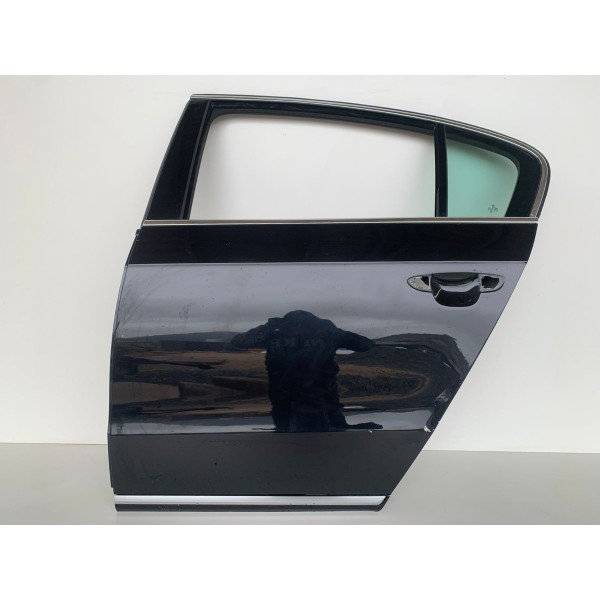 Porta Traseira Esquerda Vw Passat 2012 Traseira Esquerda Preto