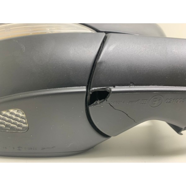 Retrovisor Direito C/ Pisca Vw Passat 2012 Avariado 833