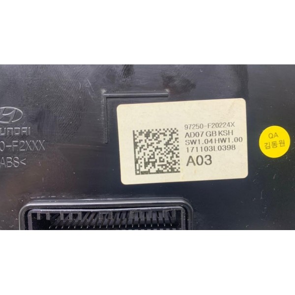 Comando Ar Condicionado Hyundai Elantra 2018 596