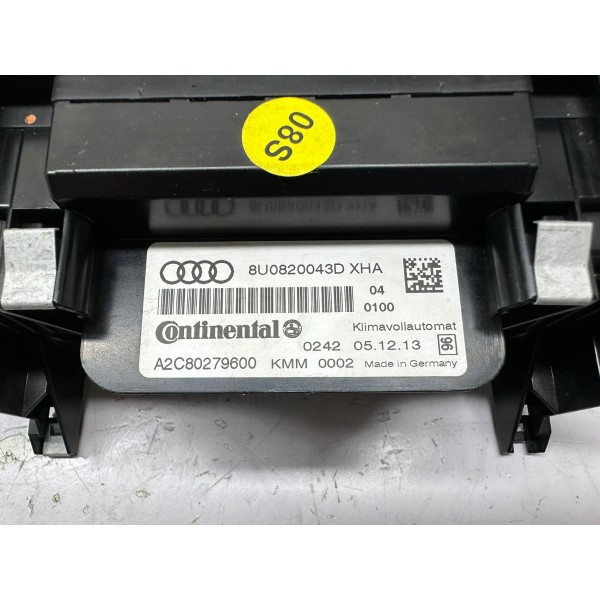 Comando Ar Condicionado Audi Q3 2014 8u0820043d 4976