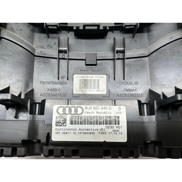 Painel De Instrumentos Audi Q3 2014 8u0920940d 4974