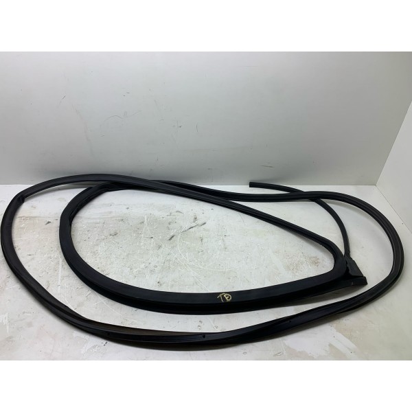 Borracha Interna Porta Tras/dir Nissan Kicks Exclusive 2022 Preto