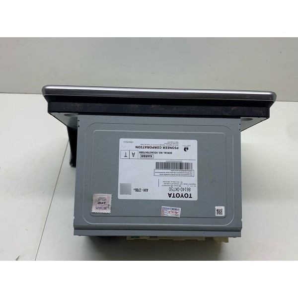 Central Multimídia Toyota Hilux Srx 2022 Preto