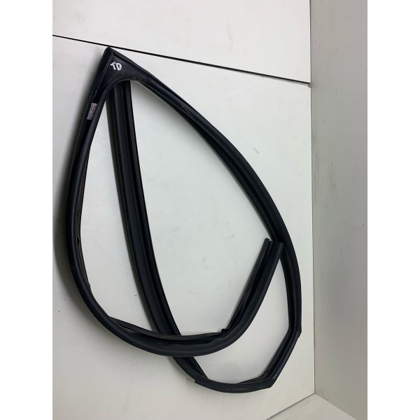 Borracha Canaleta Vidro Tras/direito Jac T50 2022 Preto