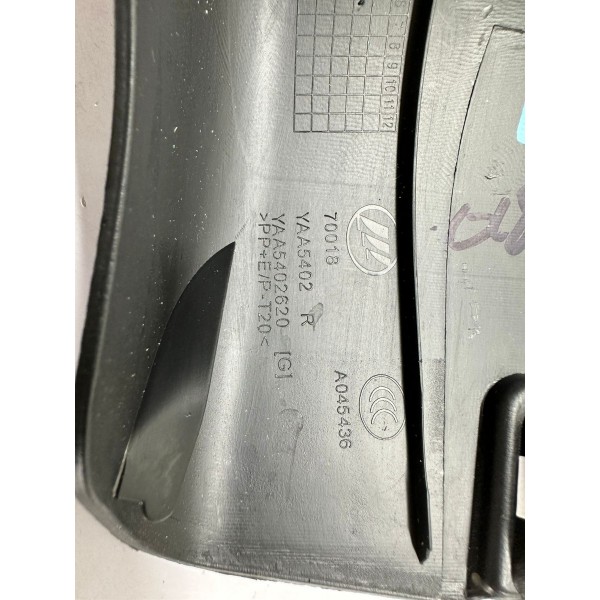 Porta Copo Traseiro Direito Lifan X80 2019 4617 Preto