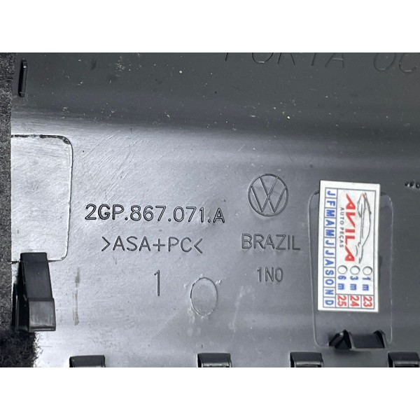 Acabamento Luz De Teto Frontal Volskwagen Nivus 2022