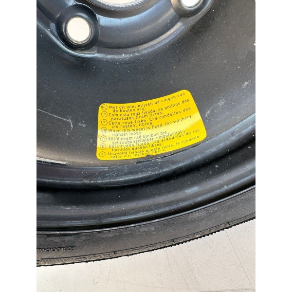 Roda Estepe 185/60 R15 Peugeot 208 2014