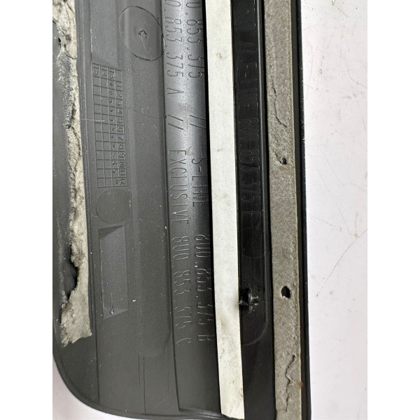 Soleira Porta Traseira Esquerda Audi Q3 2014 5024 Preto