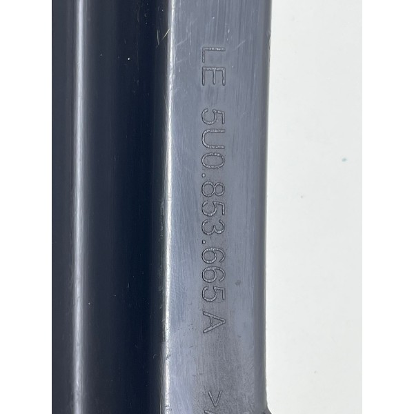 Moldura Farol De Milha Dian/esq Volkswagen Nivus 2022 Preto Esquerdo