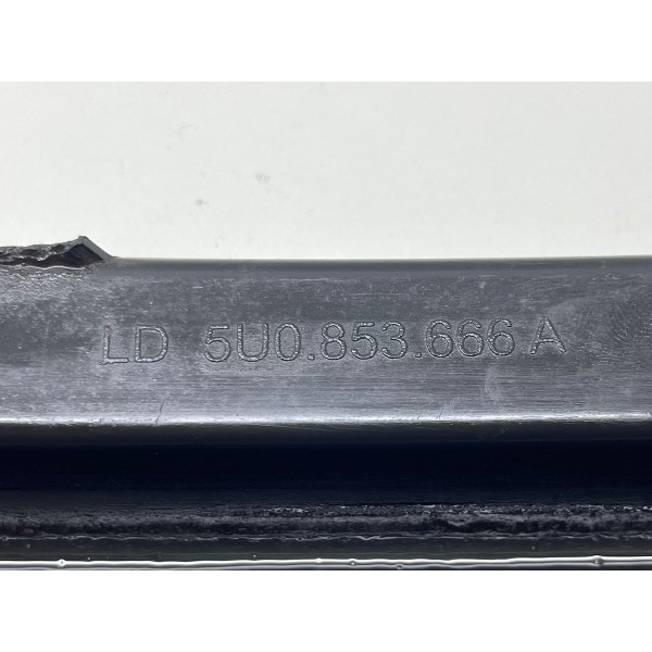 Moldura Farol De Milha Dian/dir Volkswagen Nivus 2022 Preto Direito