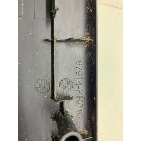 Soleira Porta Dianteira Esquerda Toyota Hilux Srx 2022 7406 Preto