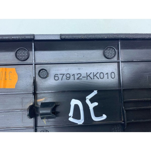 Soleira Externa Dian/esquerda Toyota Hilux Srx 2022 7775 Preto