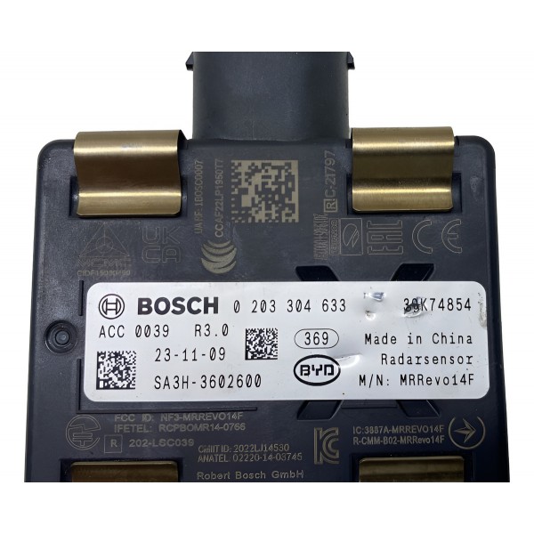 Sensor Módulo Radar - Byd Song Plus 2024 (sa3h3602600)