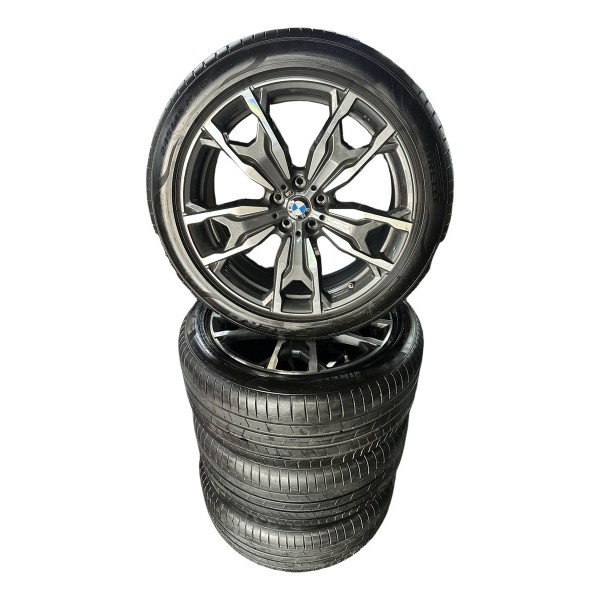 Jogo De Roda Bmw X4 2022/ - 245/45r20 Original Preto