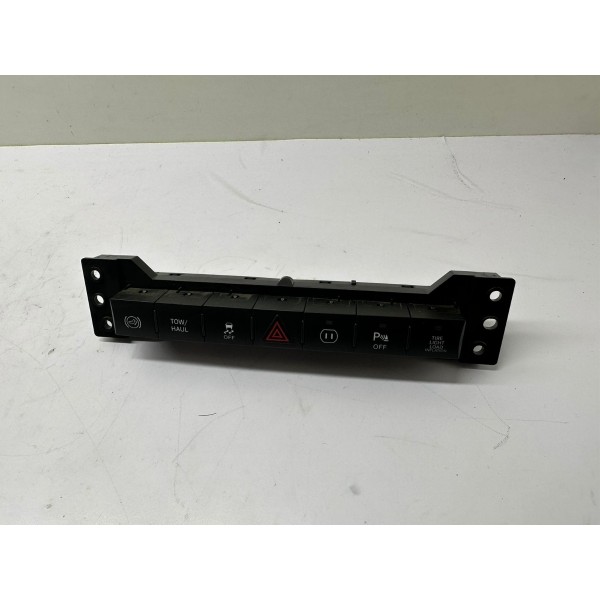 Conjunto Botões Alerta Painel Dodge Ram 2012 1770 Preto