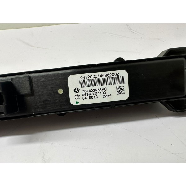 Conjunto Botões Alerta Painel Dodge Ram 2012 1770 Preto