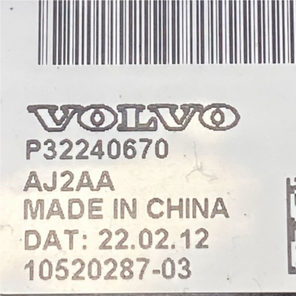 Manopla De Cambio - Volvo Xc40 Recharge 2022 (p32240670) Original