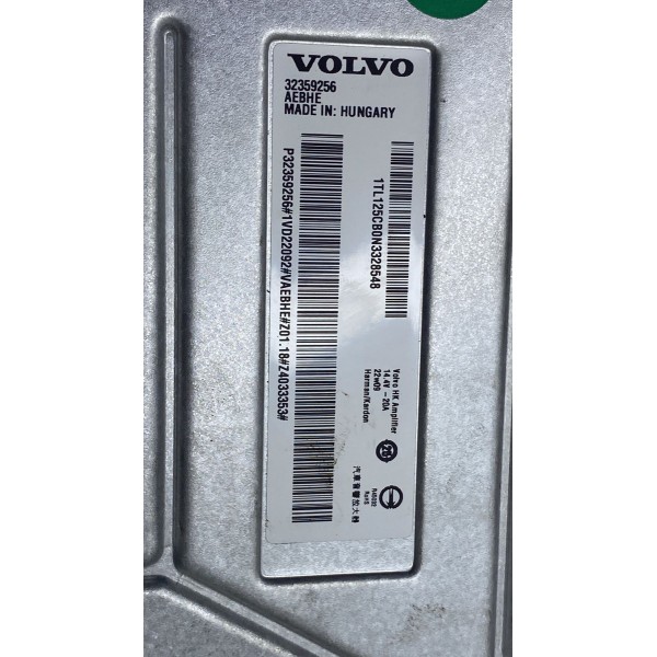 Amplificador De Áudio ( Harman/kardon ) - Volvo Xc40 2022 Original