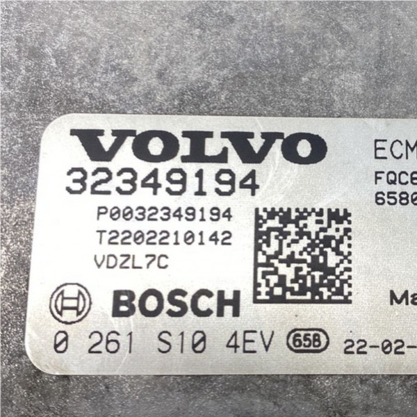 Módulo De Injeção - Volvo Xc40 Recharge 2022 (32349194)
