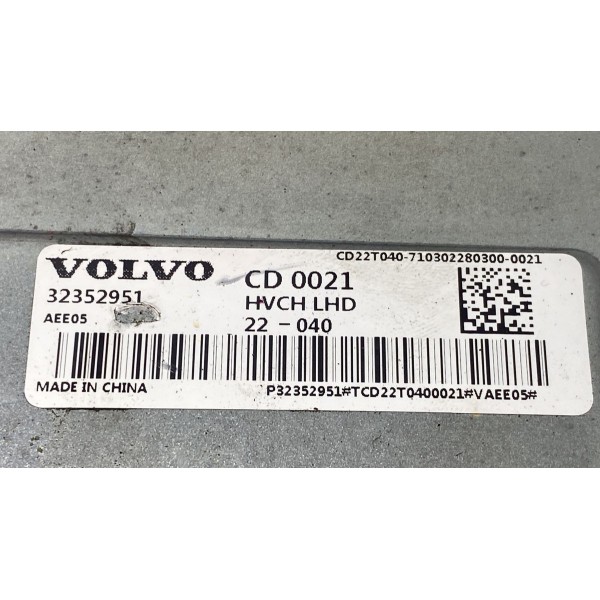 Aquecedor Auxiliar De Bateria - Volvo Xc40 Recharge 32352951