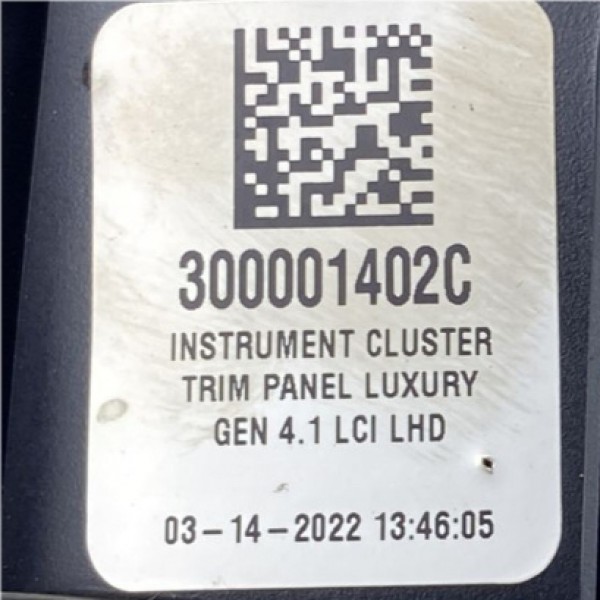 Moldura Painel De Instrumento - Bmw X4 30i M Sport 2.0 2022