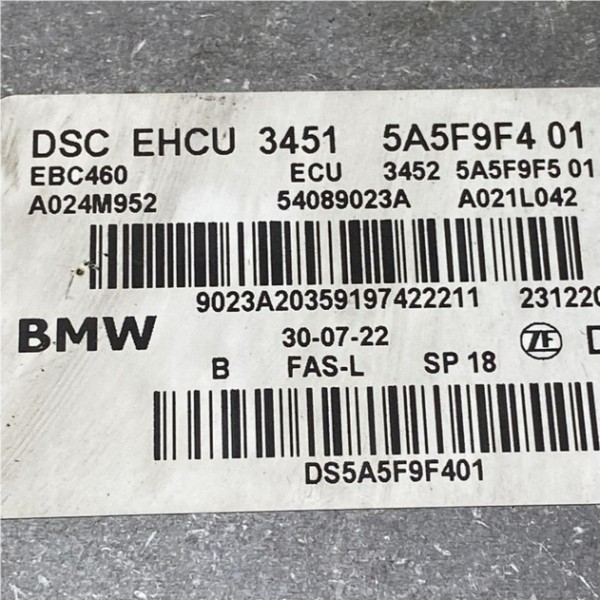 Módulo Freio Abs - Bmw X4 30i M Sport 2.0 2022