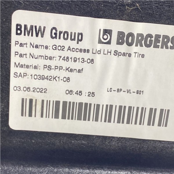 Acabamento Porta-malas ( Direito ) - Bmw X4 30i M Sport 22