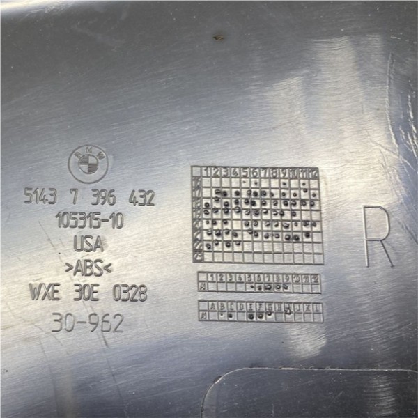 Acabamento Pilar ( Inf Dir ) - Bmw X4 30i M Sport 2.0 2022