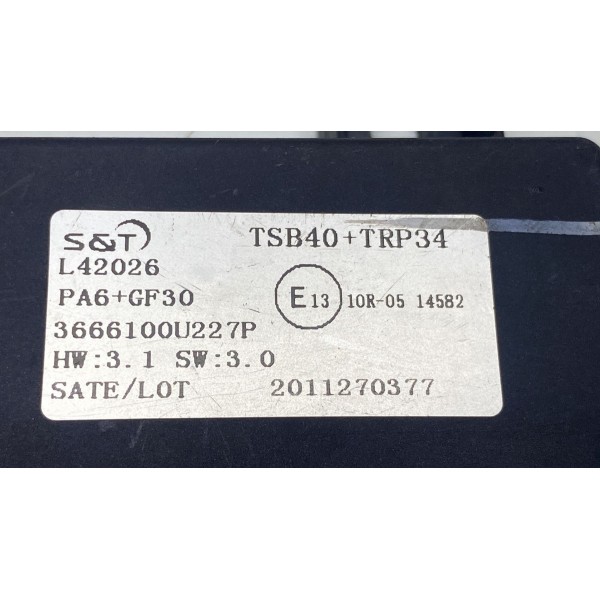 Módulo Unidade De Controle - Jac T50 1.6 22 ( 3666100v5000 )