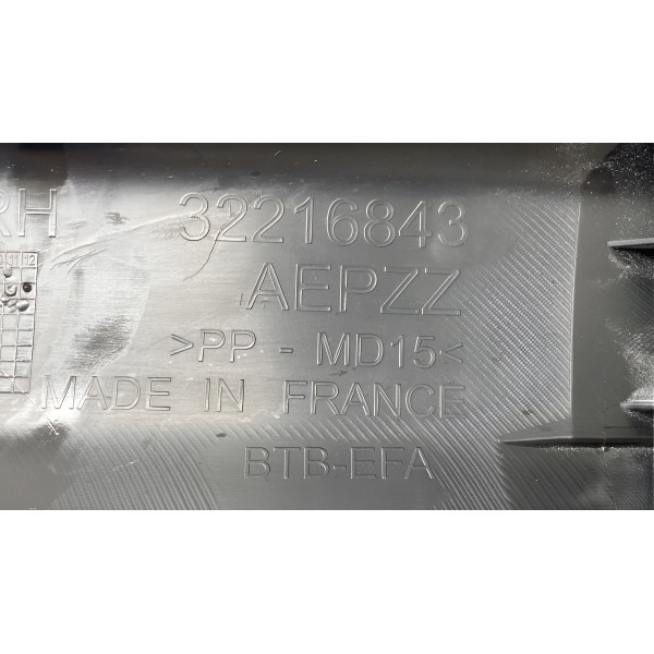 Moldura Soleira Porta ( Direita ) - Volvo Xc40 Recharge 2022 Preto